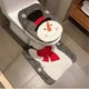thumbnail image 4 of Christmas Toilet Seat Cover and Rug Set Santa Claus Style, 4 of 5