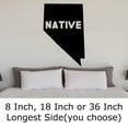 thumbnail image 2 of Nevada Native Home Hometown Love Wall Decals for Walls Peel and Stick wall art murals Black Small 8 Inch, 2 of 2