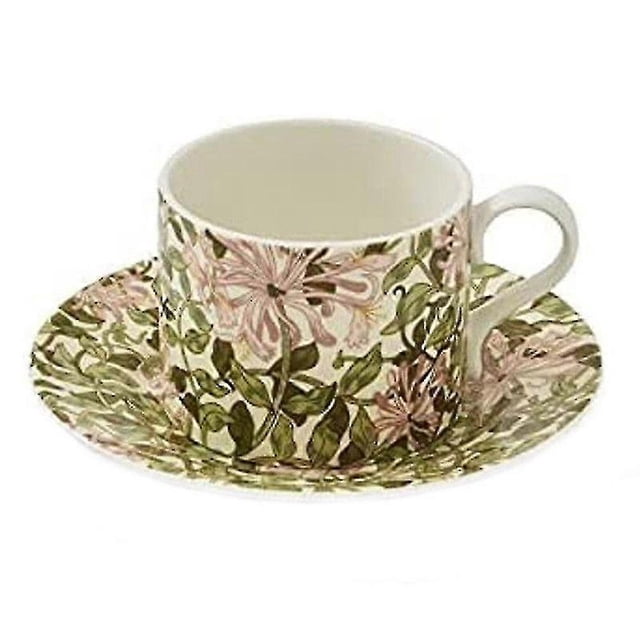 Taza y platillo Morris and Co. Madreselva
