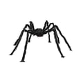 thumbnail image 2 of Halloween Decorations Outdoor Giant 125cm Black Plush Spider Prop Realistic Spider with Red Eyes Poseable Legs Party Scary Decor for Yard, 2 of 7
