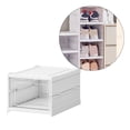 thumbnail image 4 of yuksok Foldable Shoe Rack Free Standing Shoe Shelf Cabinet Cabinet Bin for Entryway 1 Layer, 4 of 9