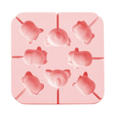 

ASEIDFNSA Valentines Day Molds Silicone Small Round Cake Pan 6 Molds Lollipop Diy Sugar Silicone Molds Molds Cake Silicone Candy Bakeware Chocolate Lolly Candy Molds Cake Mould