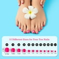 13 Colors False Toe Nail Tips, 312pcs Full Cover Short Square Fake Toe