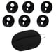 thumbnail image 1 of Funda Protectora de Auriculares Inalámbricos Funda Protectora Suave a Prueba de Golpes para 3 Cover Negro ultrafino, 1 of 5