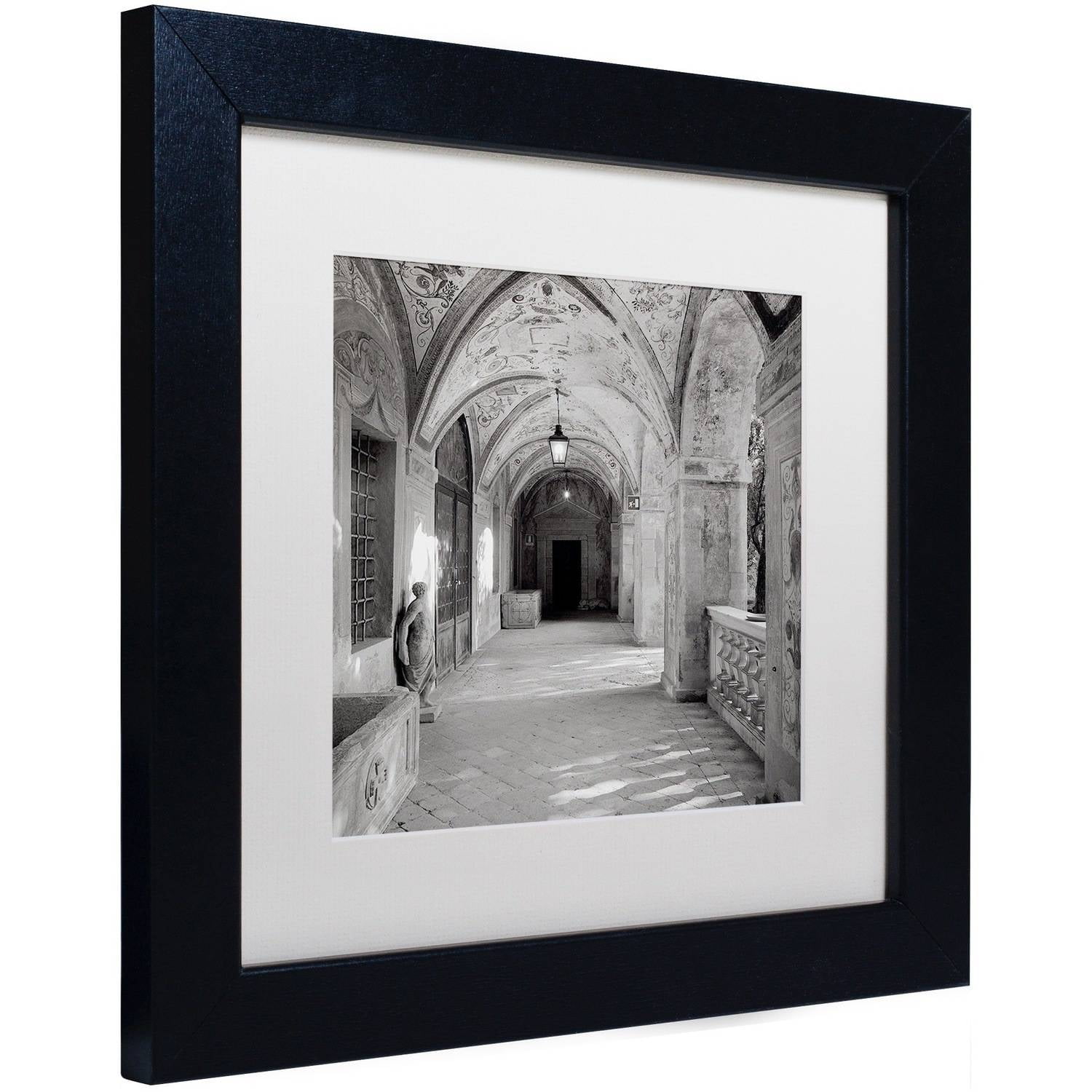 Trademark Fine Art "Padova I" Canvas Art by Alan Blaustein, White Matte, Black Frame