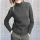 thumbnail image 3 of Suéter de mujer de Europa y Estados Unidos, suéter de punto con patrón de cáñamo de color sólido para mujer, 3 of 5