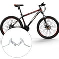 thumbnail image 3 of Leviers de Poignée de Frein en V Accessoires Modifiés Composants de Guidon de Vélo Poignées de Freinage Universelles Ensemble Pièce de Levier Ajustement Amélioré Argent, 3 of 7