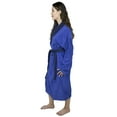 thumbnail image 4 of Women’s 100% Terry Cotton Bathrobe Toweling Gown Robe Two Tone, 4 of 8