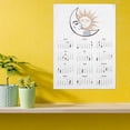 thumbnail image 1 of Calendar, Simple Style Calendar Cloth, Household 2020 For Living Room Bedroom Office Shop Home Background Moon Face Type, 1 of 8