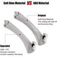 thumbnail image 3 of Inner Door Panel Handle for B-MW 3 Series ,Door Pull Outer Trim Cover Replacement for B-MW E90 E91 323 325 328 330 335 (Outer Cover-Right), 3 of 5