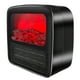 thumbnail image 2 of Electrodomésticos Chimenea Calentador - Calentador de espacio portátil de 1500W - Chimenea pequeña con efecto de llama realista - Protección contra sobrecalentamiento - Mini chimenea portátil para ven, 2 of 9