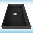 thumbnail image 4 of Tileable Shower Base 48"x36" with Integrated Center PVC Drain, Ready for Tile , 36-Inch Depth by 48-Inch Width , SBR4836 Tileable, 4 of 8