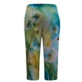 thumbnail image 6 of CLOOCL Women Loose Plus Size Long Pants Retro Dandelion 3d Printed Wide Leg Pants Female Oversized Trousers, 6 of 6
