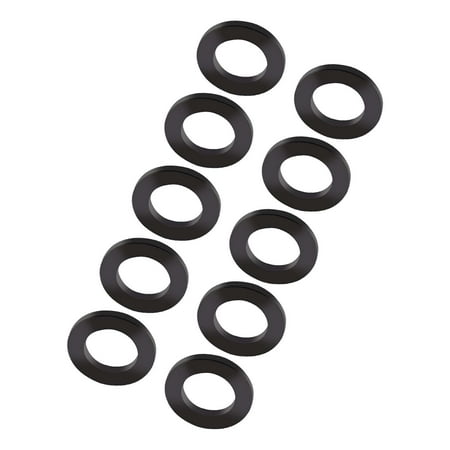 

Moyitang 10 Pieces Chain Wheel Plate Screw Gaskets Parts for Road Bikes Crankset Bolt M6 Black