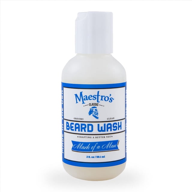 Beard Wash Maestro's Classic Anti-Picazón de limpieza profunda, 120 ml