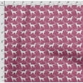 thumbnail image 4 of Soimoi Dog Print, Poly Taffeta Fabric, Decor Sewing Fabric by The Yard 56 Inch Wide, Decorative Fabric for Outdoor Upholstery, Umbrellas and Home Accents, Pink&White, 4 of 5