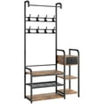 thumbnail image 1 of Zzistar Hall Tree Storage Bench, Coat Rack Shoe Bench with Storage Drawer, 5 in 1 Coat Tree Storage Shelf with 8 Hooks, 1 of 9