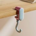 thumbnail image 4 of Desk Mount Hook and Schoolbag Holder Hook Clamp,On Backpack Hanger Portable Desk Mount Headphones Holder for Reduce Desk Clutter Table Desk Table Hanging Storage, 4 of 7