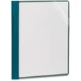 thumbnail image 5 of Earthwise by Oxford 100% Recycled Clear Front Report Covers, 3-Prong Fastener, 0.5" Capacity, 8.5 x 11, Clear/Blue, 25/Box, 5 of 5