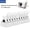 White, variant on Domars Portable Charging Station, with 3pcs 10,000 mAh Magnetic Portable Chargers. Supports 22.5 W Super-fast Charging Power Bank, Includes Built-in Type-C/Lightning Cables, with LED Display