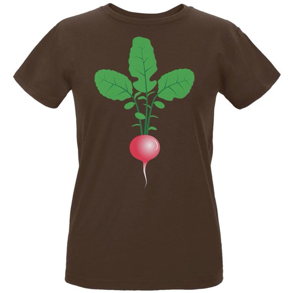 Halloween Vegetable Radish Costume Womens Organic T Shirt