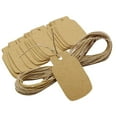 thumbnail image 2 of 100 Pcs Mason Jar Shape Kraft Paper Tags Wedding Favor Blank Hang Tag with Free Natural Jute Twine, 2 of 2