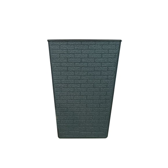 Self Watering Patio Planter Pot, Tall Planters for Outdoor Plants Large Square Planter Flower Pot with Drainage Holes Taper Planter Lightweight Self Watering Plant Pot