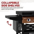 thumbnail image 6 of Royal Gourmet GB4000PY 4-Burner Gas Griddle with Hood, Griddle with Collapsible Side Shelves,Perfect for Outdoor Cooking, 6 of 11