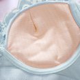 thumbnail image 4 of SnZhen Soft Bras for Women Women's Non Steel Ring Style Printed Gathered Middle Button Breathable Underwear Daily Bra, 4 of 4