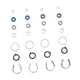 thumbnail image 3 of Kit De Reparación De Sellos De Inyectores De Combustible De 4 Piezas De Repuesto De Metal 06H998907A Para, 3 of 9
