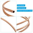 thumbnail image 3 of Uxcell 10mm ID 12mm OD 1mm Thick 99.9% Copper Tube, 3.28Ft Seamless Round Pipe Tubing for Refrigeration and Industry, 3 of 6
