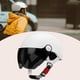 thumbnail image 4 of Casco de motocicleta Casco de ciclismo para adultos Hombres Mujeres Ciclismo Desplazamientos Blanco, 4 of 8