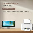 thumbnail image 5 of 98 T098 Black Ink Cartridge Compatible for Epson T098 98 T099 use for Artisan 700 710 725 730 800 810 835 837 Inkjet Printer,2 Black, 5 of 7
