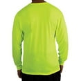 thumbnail image 3 of Rothco Moisture Wicking Long Sleeve Pocket T-Shirt - Safety Green, 3 of 6