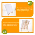 1 Set Kids Small Standing Painting Frame Wooden Painting Easels Mini