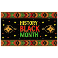 thumbnail image 2 of LUUFILx Black History Month Celebration Banner Vibrant Colors Backdrop African Patterns Cultural Event Background Educational Gathering Banners Decor, 2 of 7