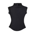 thumbnail image 4 of Camisetas sin mangas de cuello alto para mujer, jerseys ajustados de color liso, camisetas informales, ropa de calle para mujer, Camisetas básicas, 4 of 5
