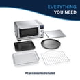 thumbnail image 4 of De'Longhi Livenza EO141164M - Electric oven - convection - 14.8 qt - 2 kW - stainless steel, 4 of 6