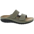 thumbnail image 2 of Drew Shoes Cruize 19179 Womens Casual Sandal Leather Velcro 6 X-Wide Green/Leather, 2 of 2