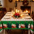 thumbnail image 4 of 2026 Christmas Home Party Decoration Santa Claus Aluminum Foil Tablecloth For Christmas Waterproof And Oilproof Xmas Table Cover Christmas Party Decorations Christmas Celebration Party, 4 of 6