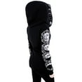 thumbnail image 3 of Pntutb Womens Loose Gothic Punk Long Sleeve Hooded Black Cardigan Zipper Jacket Coat, 3 of 6