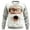 A02-Grey, variant on ChaoLingNeng Christmas Sweater for Men 3D Funny Santa Claus Xmas Pullover Sweatshirts 3D Graphic Holiday Pullover Tops