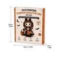 thumbnail image 2 of Patchwork Cat Skeleton Girl DIY Kit, Halloween Sewing Craft Kit for Adults, Beginner-Friendly Gothic Cute Handmade Doll Making Set, Great for Family Crafting Nights, 2 of 8