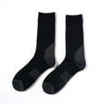 thumbnail image 3 of Vinsonshop Wool Socks Mens Moisture Wicking Socks Wool Hiking Socks Men Thermal Wool Socks Warm Socks for Men Wool Running Socks Winter Socks for Men Black One Size, 3 of 3
