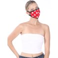 thumbnail image 4 of "Star Print Adult Unisex Fashion Cotton Lining Face Covering Mask : RUBY/IVORY-12 Packs", 4 of 4