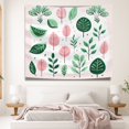 thumbnail image 4 of Washable Midcentury Boho Decor Wall Hanging Tapestry - for Home Office 51x59inch - European Colorful Modern Large Tapestry Vibrant Bold Lines Plants Durable Wall Hanging Tapestry, 4 of 6