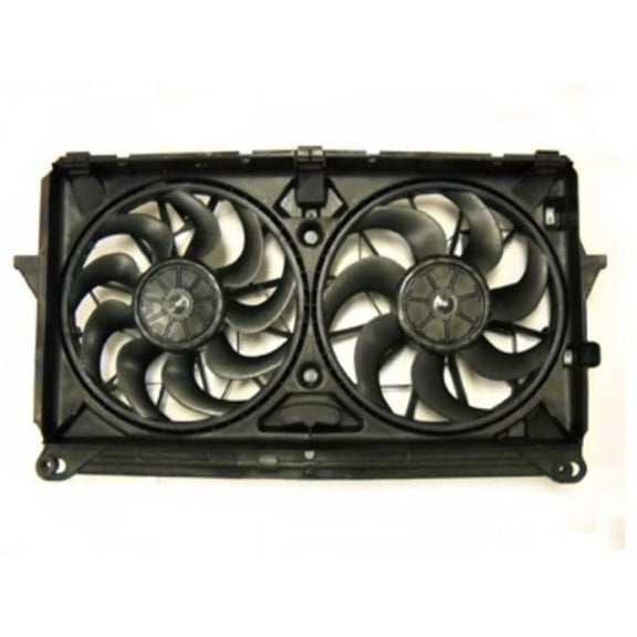 Radiator Fan Assembly - Compatible with 2007 - 2014 GMC Yukon Denali Sport Utility 6.2L V8 2008 2009 2010 2011 2012 2013