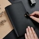 thumbnail image 1 of unbranded Cuaderno Profesional Tamaño Bolsillo Para Diario Y Organizar Planes Color Negro, 1 of 8