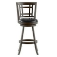 thumbnail image 2 of Furniture of America Hillcrest Wood 29-in Swivel Barstool, Cherry, 2 of 6