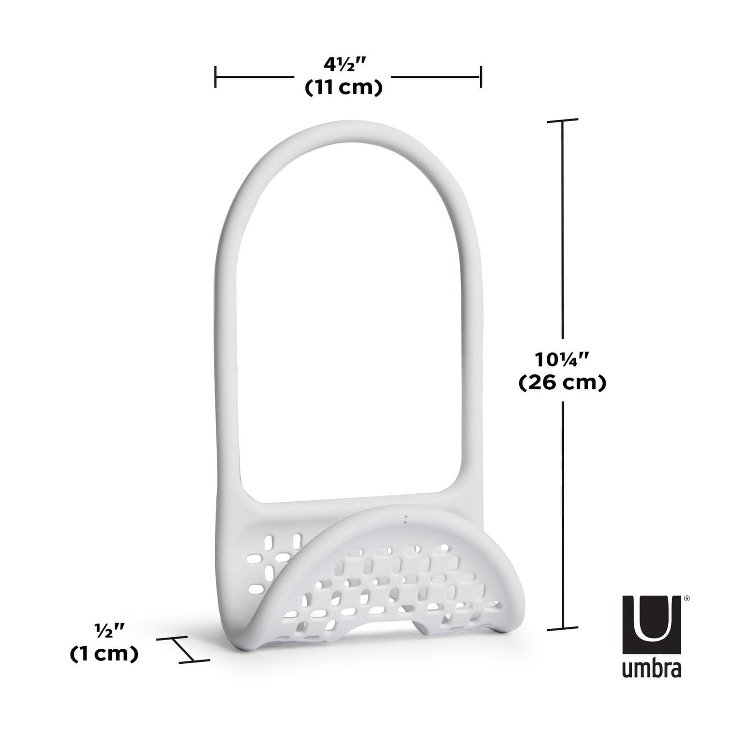 SLING - Porte-éponge en plastique souple blanc